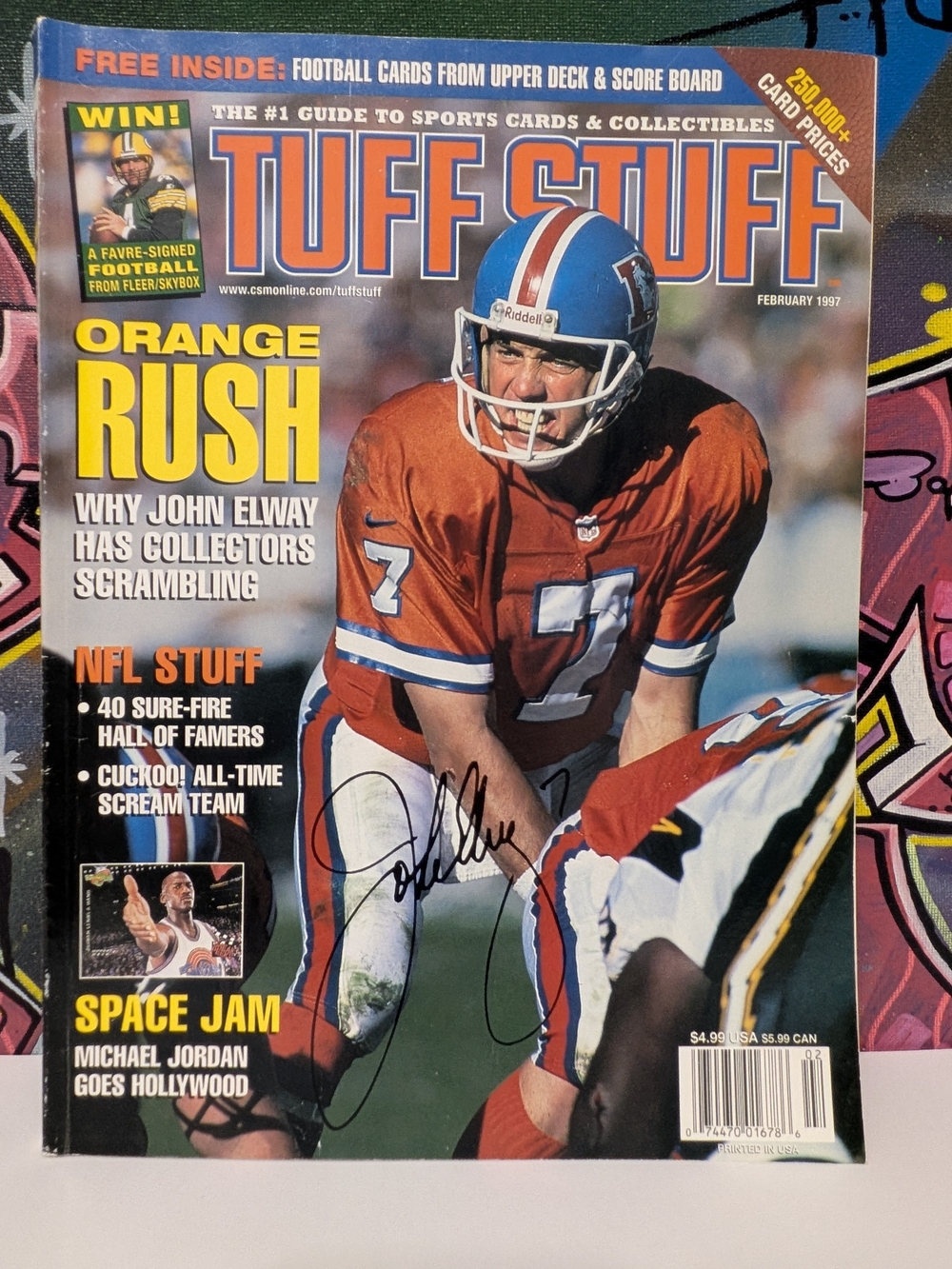 (February 1997) 🏈 John Elway, Denver Broncos — Tuff Stuff Magazine